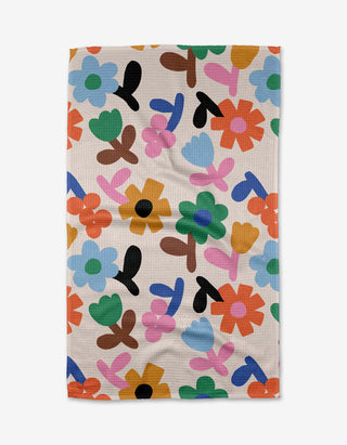 Geometry - Sunny Bloom Tea Towel