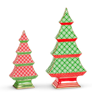 Geo Pattern Tabletop Trees