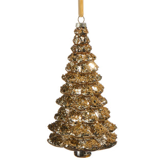 Gold Sequin Tree Ornament