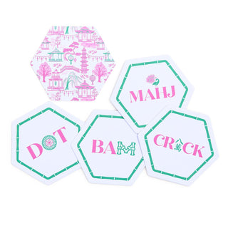 Let's Mahj Heavyweight Paper Coasters (24)