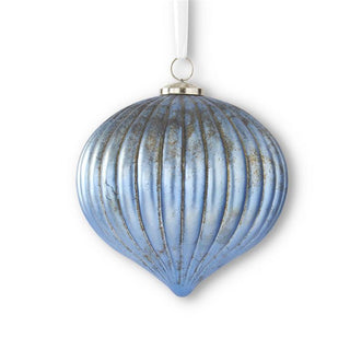 Blue Mercury Glass Ornament