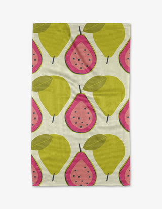 Geometry - Guava Groove Tea Towel
