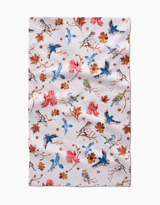 Geometry - Autumnal Bird Skies Tea Towel
