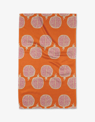Geometry - Pomegranate Parade Tea Towel