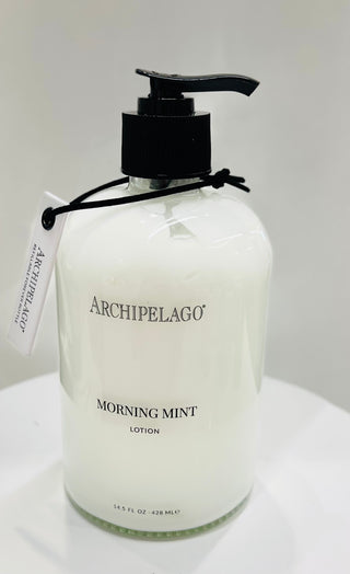 Morning Mint Body Lotion Glass Bottle