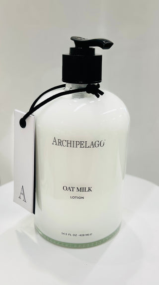 Oat Milk Body Lotion Glass Bottle