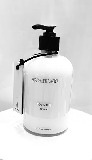Soy Milk Body Lotion Glass Bottle