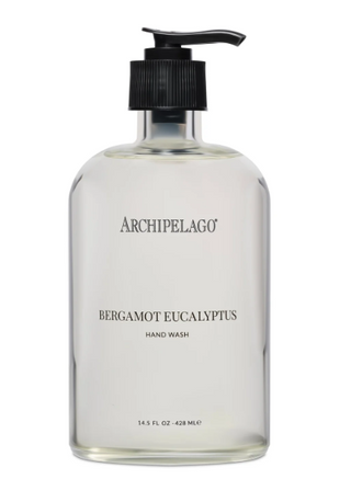 Bergamot Eucalyptus Glass Bottle Hand Wash