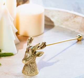 Gold Reindeer Snuffer