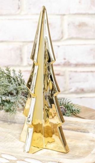 Gold Ceramic Tree 9”
