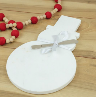Snowman Serving Board