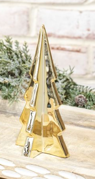 Gold Ceramic Tree 6”