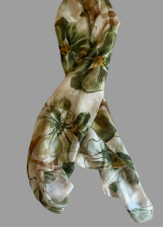 Bruna Rectangular Silk Scarf