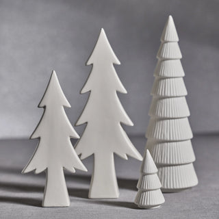 Matte White Decorative Tree