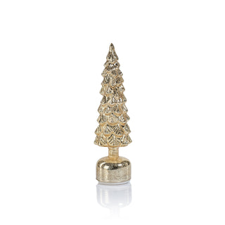 LED Pine Rotating Tree Gold 14”