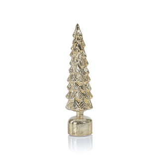 LED Pine Rotating Tree Gold 16”