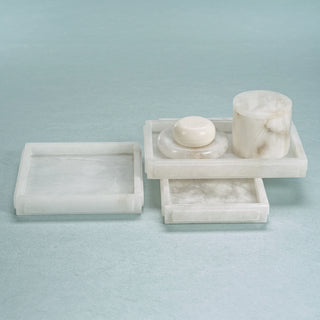 Cote d'Azur Alabaster Soap Dish