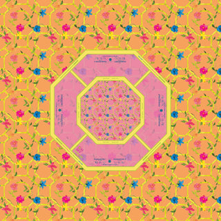 Bagua Blossom Mahjong Tablecloth
