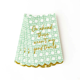 Green Cane Paper Guest Towels
