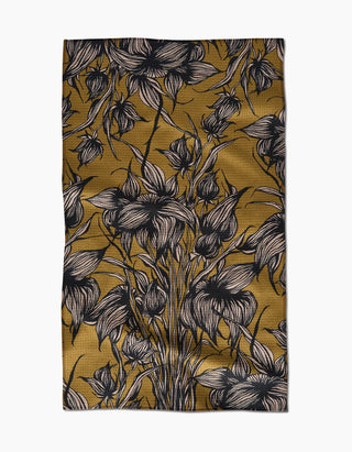 Geometry - Stay Saffron Tea Towel