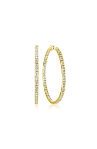 Inside Out Hoop Earring - Medium