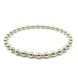 14k Gold Filled 6mm+2mm+6mm Simple Waterproof Dimension Bracelet
