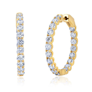 Large Round Hoop Earrings