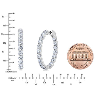 Large Round Hoop Earrings