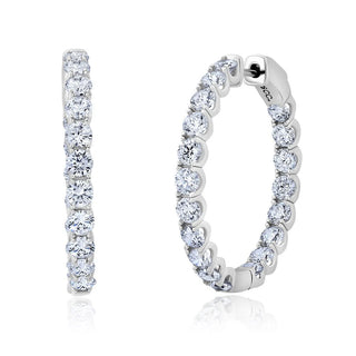 Large Round Hoop Earrings