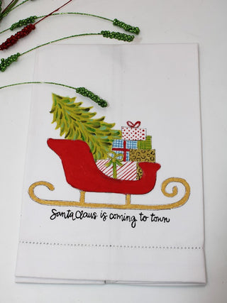 Sleigh Tea Towel