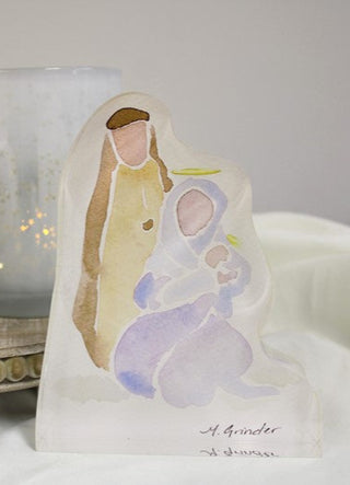 Holy Family Watercolor