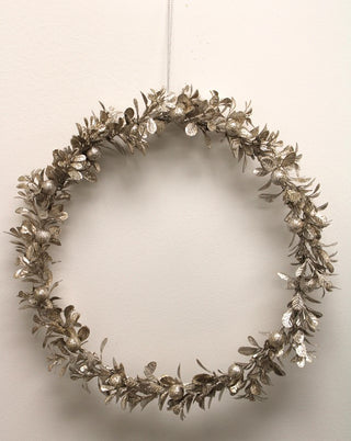 Boxwood and Berry Wreath