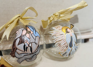 Hand-painted Glass Ornament