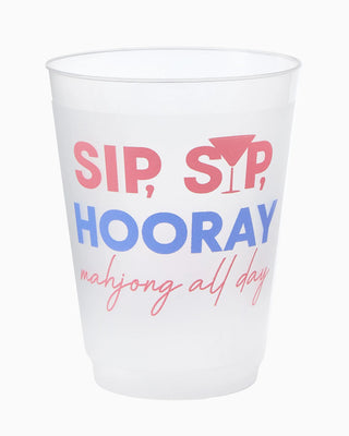Sip Sip Hooray Mahjong Cups