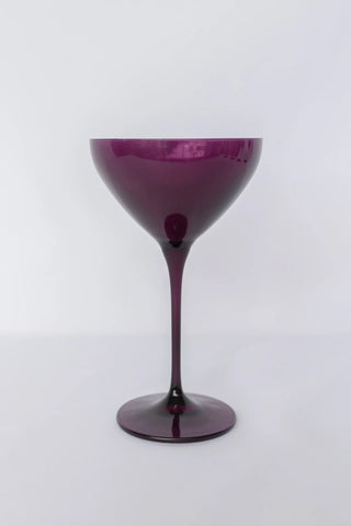 Amethyst Estelle Colored Martini Glass