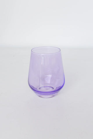 Lavender Estelle Stemless Wine Glass