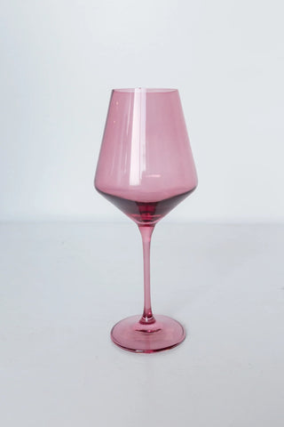 Rose Estelle Stemmed Wine Glass