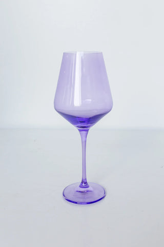 Lavender Estelle Stemmed Wine Glass