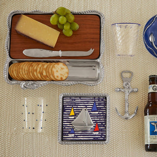 Applique Blue Dotty DOF Glass