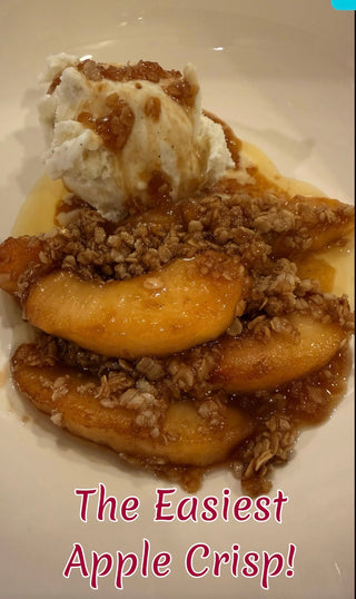 Easy Maple Brown Sugar Apple Crisp