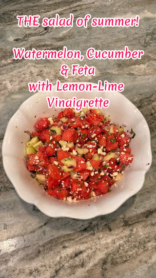 The Summer Salad You’ll Make on Repeat: Watermelon, Cucumber & Feta