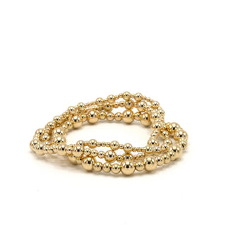 The Charleston 3*5 14k Gold-Filled Beaded Bracelet