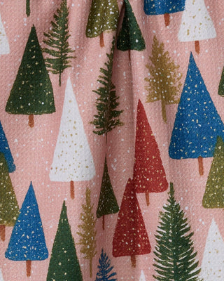 Geometry - Snowdrift Pines Tea Towel