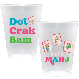 Mahjong Plastic Cups