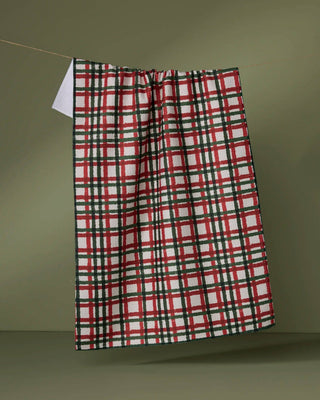 Geometry - Holiday Charm Tea Towel