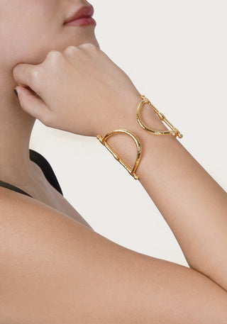 Cheval Bit Cuff - Gold