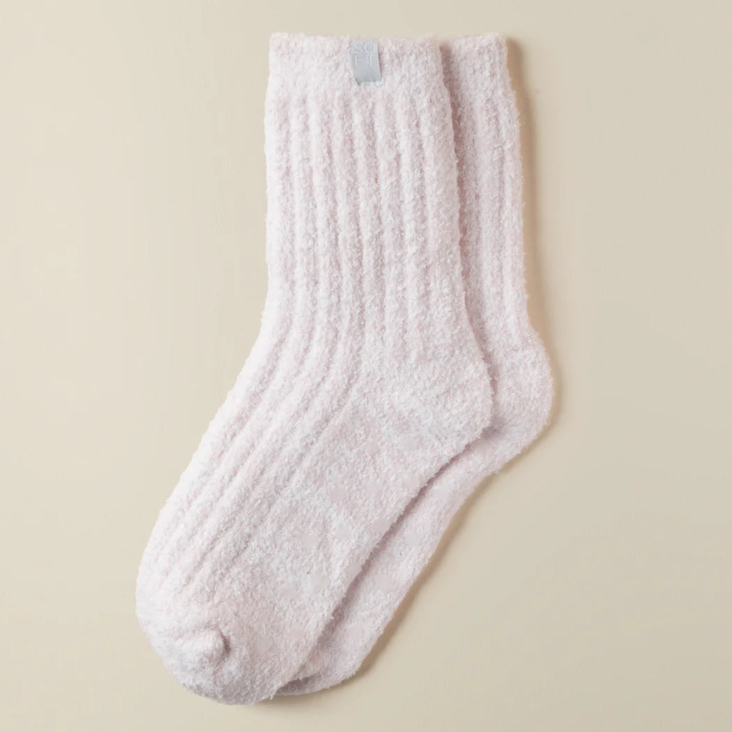 Marshmallow Crew Socks