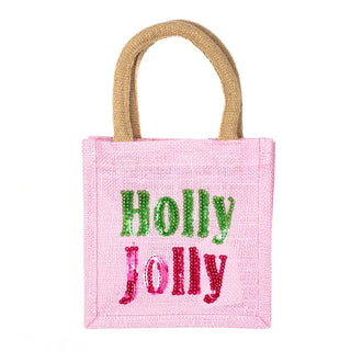 Holly Jolly Sequin Tote