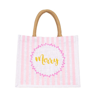 Merry Stripe Tote