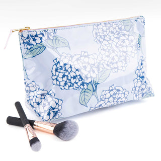 Clear Coated Travel Cosmetic Bag